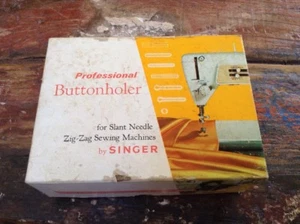 Vintage Singer Professional Buttonholer #102577 Slant Needle Zig Zag  - Picture 1 of 3