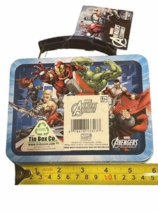 The Tin Box Co- Marvel Avengers Metal Tin Lunch Box Carry Mini New With Tags - Picture 1 of 6