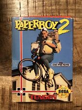 Paperboy 2 (Sega Genesis, 1992) Authentic COMPLETE Cartridge, Manual, Box, More