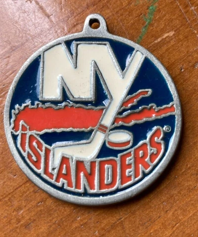 Vintage New York Rangers Authentic NHL Pewter Key Chain 1992 Pendant Only Cover