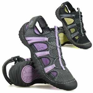 Sandalias sin cordones informales para mujer para caminar deportes espuma viscoelástica aventura zapatos talla - Imagen 1 de 28