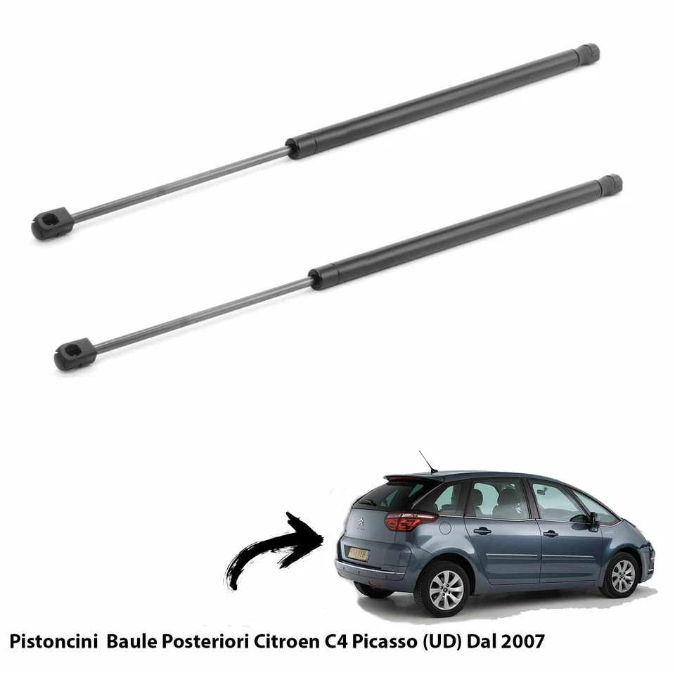 2 MOLLE A GAS PISTONI PISTONCINI PORTELONE BAGAGLI CITROEN C4 PICASSO (UD) 2007