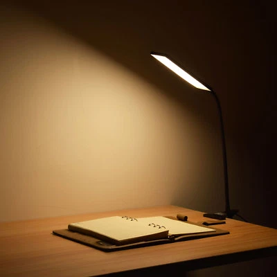 48 LED 5V Clip-On Desk Table Lamp USB Dimmable Reading Night Light Bedside Study