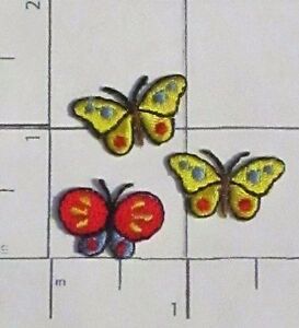 Butterfly Patches - little - patch lot of 3