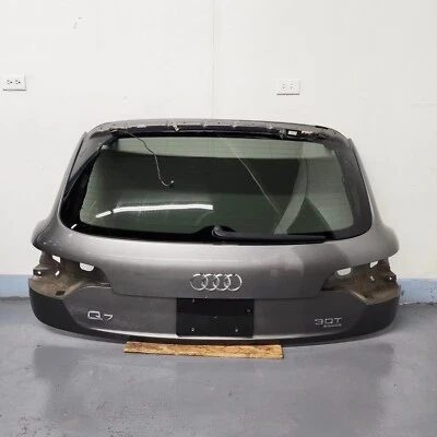 2007-2015 AUDI Q7 REAR DOOR TRUNK LID HATCH LIFTGATE TAILGATE GRAPHITE GRAY OEM - Image 1 of 4