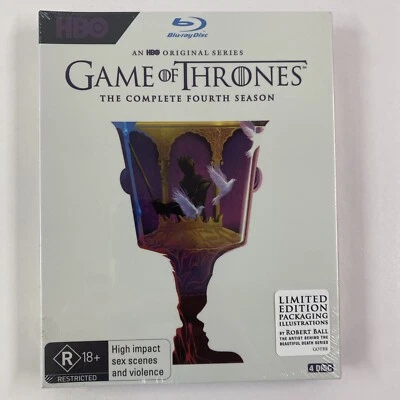 Game of Thrones: Season 4- Robert Ball Limited Edition (Blu-ray) Reg B- NEW RARE - image 1 of 2