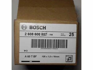 25ea Bosch Inox Cutting Discs 4" 105x1.0x16mm for matal 2608600857 - Picture 1 of 6