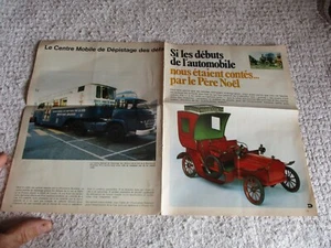 Ancien Article de Presse Ancienne Voiture en Tôle Tacot déb XXe + Camion Saviem - Imagen 1 de 3