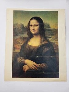 Vintage 1939 Mona Lisa La Joconde No. 11601 Printed In France By Braun Et Cie - Picture 1 of 8