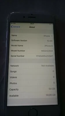 Apple iPhone 6 - 64 GB - Gris espacial (sin Simlock) A1586 (CDMA + GSM) - Imagen 1 de 3