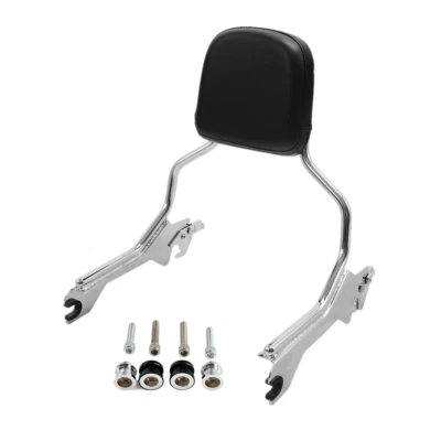 Sissy Bar Backrest w/ Docking Hardware Kit Fit For Harley FLFBS FXBR 2018-2025 - Imagem 1 de 4