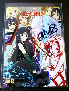 AUTOGRAFIADO por Cristina Vee Mio Akiyama K-On! Tarjeta MR Goddess Story firmada - Imagen 1 de 6