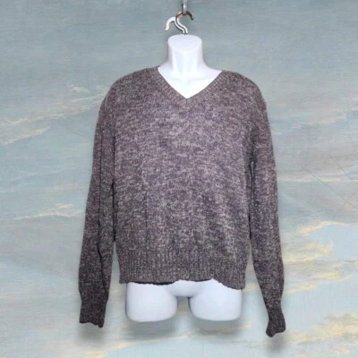 Suéter Vintage Años 70 Cuello en V Talla XL Foto 1 de 4