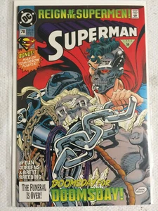 Superman #78 (2da serie) 1993 en muy buen estado+/nuevo Nuevo Mómics de DC Jurgens/stand de cría - Imagen 1 de 1