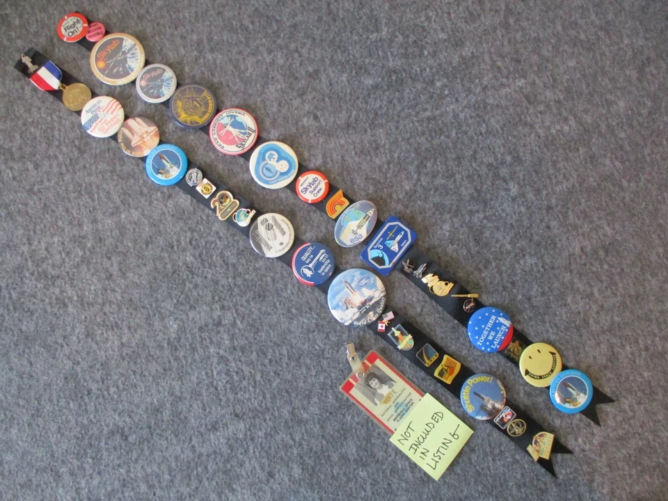 70s-90s NASA/CONTRACTOR ISSUED PIN COLLECTION+MEDAL APOLLO/SKYLAB/SPACE SHUTTLE+ - Image 1 of 4