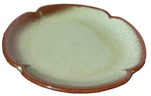 Frankoma 5E 5.75" Saucer For Flat Cup Plainsman Green Brown Vintage Art Pottery - Picture 1 of 7