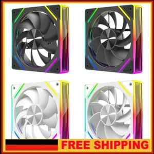 120mm Daisy Chain Case Fan with 5V 3Pin ARGB Plug for Cases CPU Liquid Coolers - Bild 1 von 23