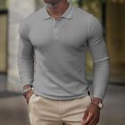 High Quality Top Polos Slim Solid All Seasons Collared Fashion Lapel Neck