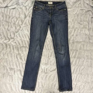 Aeropostale Jeans Damen 1/2 Reg Bayla Skinny Fit Mid Rise Dark Wash Everyday - Bild 1 von 10