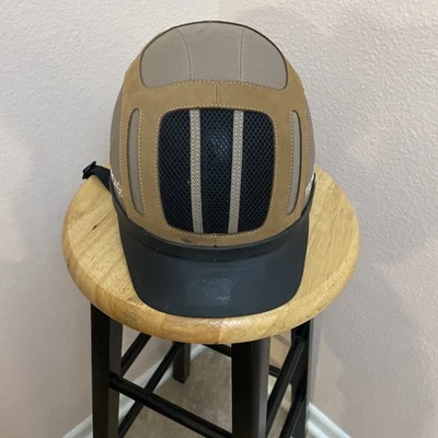 Troxel Sierra Western Flipfold Equestrian Riding Helmet Suede Size Large READ - Image 1 of 4