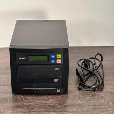 TEAC 1X1 Stand Alone CD Duplicator Model CDW-D11 (Tested/Powers On VIDEO) *READ* - Image 1 of 4