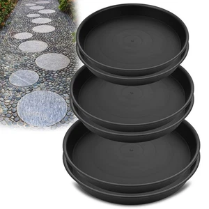 3 Size Round Stepping Stone Molds, 8.8''/10''/ 11.2'' Reusable Concrete Mold ... - Bild 1 von 7