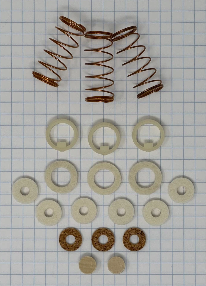 King труба клапан ремонтный комплект, старый стиль с пружинами на верхней части поршня - Изображение 1 из 4