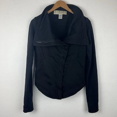Chaqueta Prairie Underground para mujer talla XS de algodón orgánico negra Foto 1 de 4