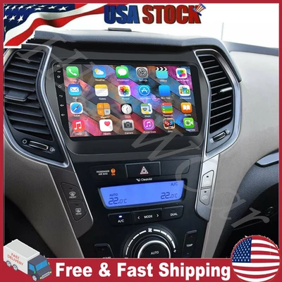 Android Car Play Stereo Radio GPS 64GB 2013-2018 For Hyundai Santa Fe Sport IX45 Foto 1 de 4