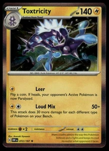 SV03: Obsidian Flames #072/197 Toxtricity Holo - Picture 1 of 2