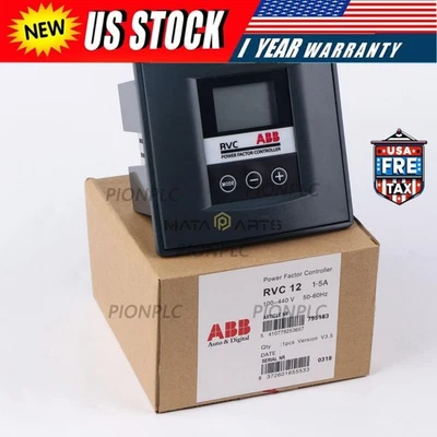 1PC ABB RVC-12 Power Factor Controller New Expeidted Shipping RVC-12/1-5A - Image 1 of 3