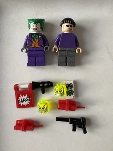 LEGO Batman Minifigures Joker And Henchman 7782 With Accessories bat005 bat007 - Picture 1 of 5