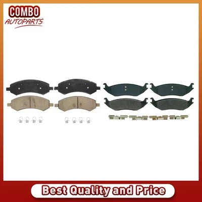 Front Rear Disc Brake Pad Set fits 2007-2009 Dodge Durango - Image 1 of 4