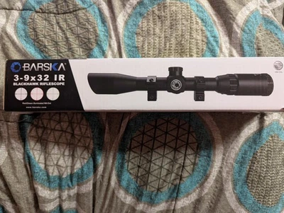 Mira para rifle Barska 3-9 x 32 mm verde y rojo Mil-Dot IR Blackhawk AC13858 - NUEVO Foto 1 de 2