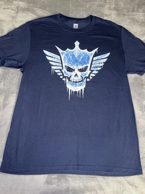 Camiseta WWE Cody Rhodes Claim Your Kingdom Ice Skull Para Hombre Talla Grande Azul Foto 1 de 4