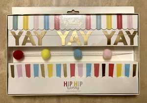 NEU My Mind's Eye Mini Banner 3er Set Hip Hip Hooray - bunt und hell! - Bild 1 von 3