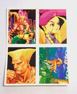 Merlin Collection Sticker Super Street Fighter II 5, 87, 63+65 Promo Rare - Imagen 1 de 2