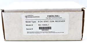Math Associates FIBERLINK 8 CH. STATE. CON. RECEIVER RC-1000A-1 - Picture 1 of 3