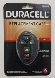 DURACELL Replacement Remote FOB Case CP008D For GM Models NOS - Foto 1 di 2