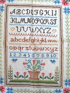 Country Sampler Kreuzstich Handarbeit Columbia Minerva Sara Gutierrez komplett  - Bild 1 von 8
