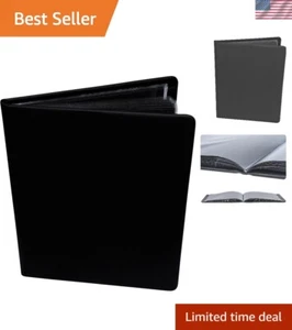 Portfolio Libro 20 Pagine per 40 Viste Nero Subacqueo, 9" x 12" - Foto 1 di 5