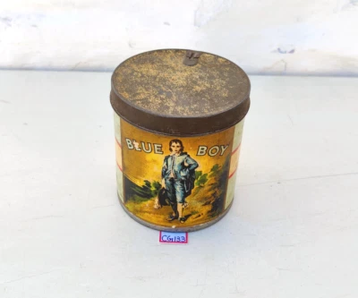 1940 Vintage The Blue Boy by Thomas Gainsborough Cigarette Tin Box England CG133 - Image 1 of 4
