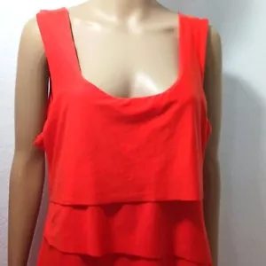 Miss Tina by Tina Knowls XXL Orange Layered Dress #108 New - Picture 1 of 11