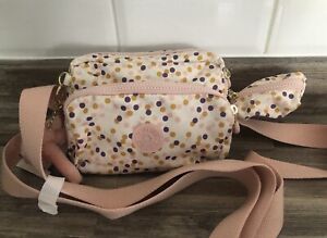 Kipling REGINA Small Cross Body Hand Shoulder Bag - Soft Confetti - New - RRP£89