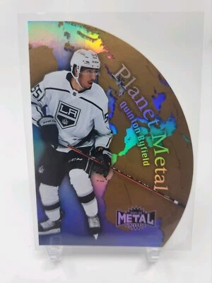 2021-22 Skybox Metal Universe Hockey Planet Metal Quinton Byfield #PM4 Kings BUF - Image 1 of 2