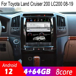 Radio touchscreen 12,1" Android GPS Navigazione per Toyota Land Cruiser LC200 - Foto 1 di 13