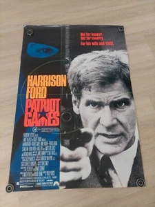 Patriot Games Original Rolled One Sheet Movie Poster AUS 1992  - Picture 1 of 2