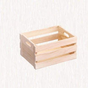 Unfinished Wood Boxes Wooden Fruit Box Food Display Crates Wine Crates - Picture 1 of 12