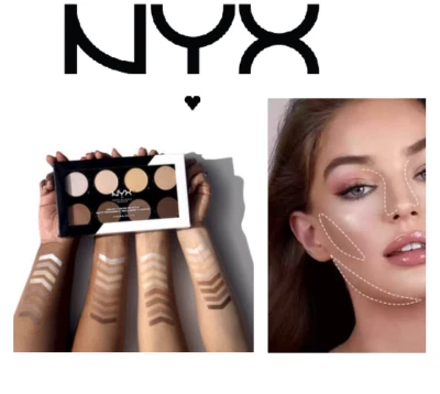 NYX Professional Makeup Highlight and Contour Pro Palette Powder Kit HCPP01 - Image 1 of 2