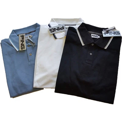 OFFICIAL Ping Golf Maldon Contrast Polo Shirt Choice of Colour S-XXL - Image 1 of 4